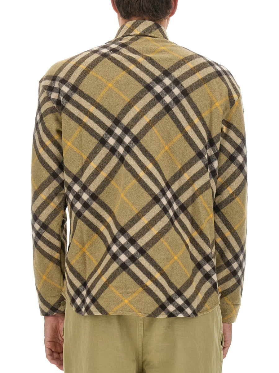 BURBERRY Wool Shirt Size L