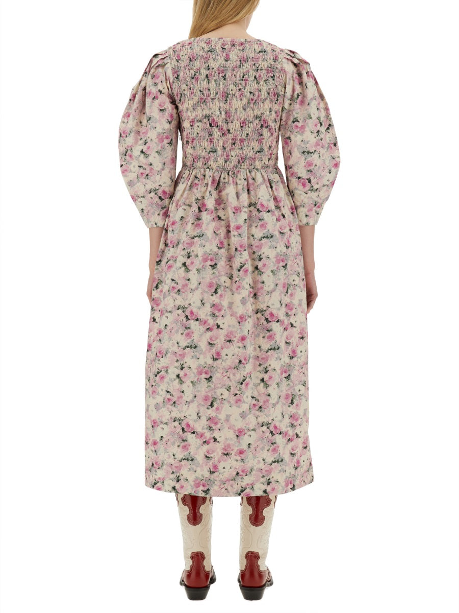 GANNI Chic Midi Dress Size 38