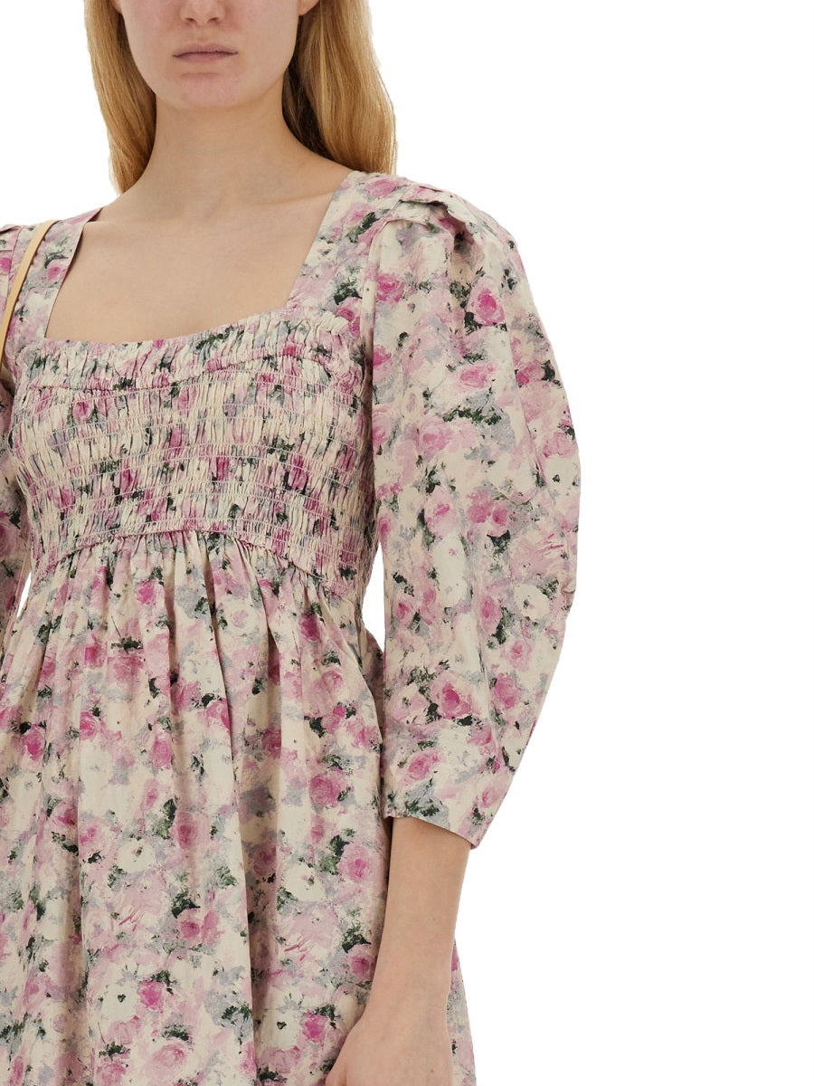 GANNI Chic Midi Dress Size 38