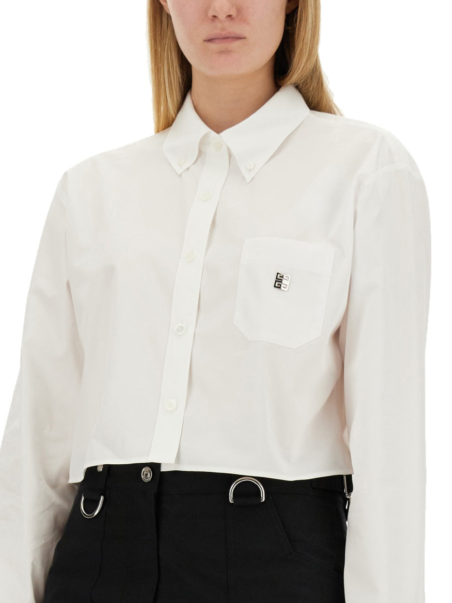 GIVENCHY Cropped Mini Shirt