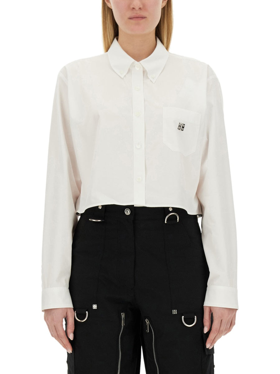 GIVENCHY Cropped Mini Shirt
