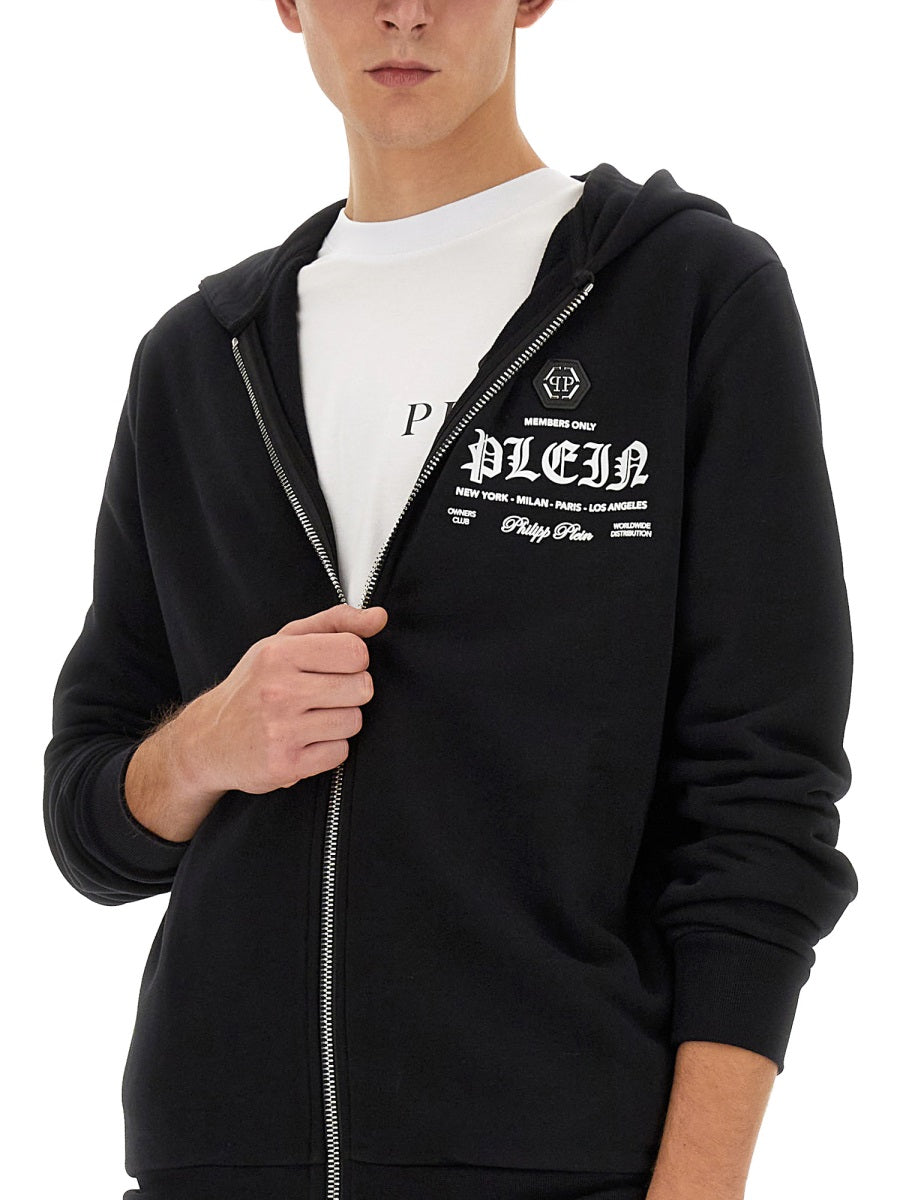 PHILIPP PLEIN Men's Logo Sweatshirt - Size L