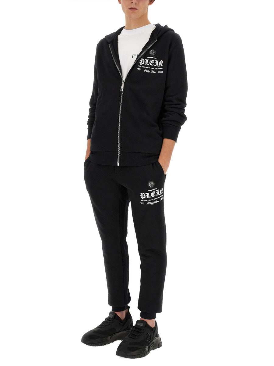 PHILIPP PLEIN Men's Logo Sweatshirt - Size L