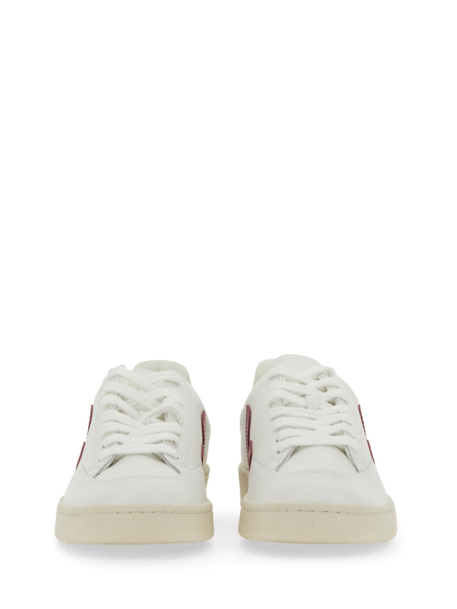 VEJA Unisex Leather V-12 Sneakers