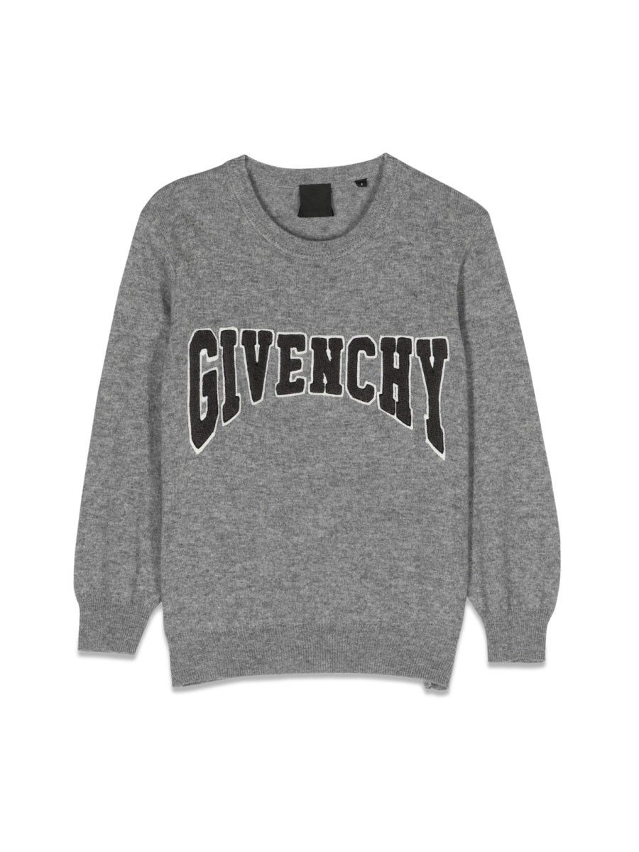 GIVENCHY Boys' Logo Crew Neck Pullover