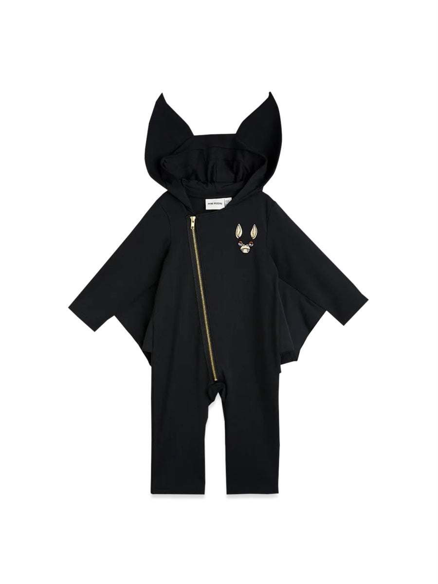 MINI RODINI Mini Bat Sleeve Onesie for Boys