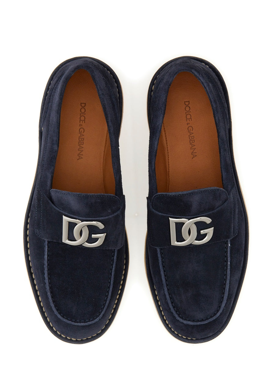 DOLCE & GABBANA Classic Suede Loafer for Men - SS24
