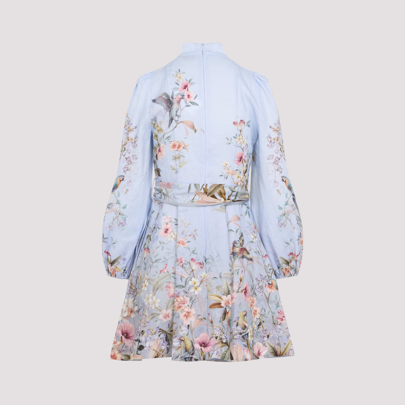 ZIMMERMANN Rebellion Button Linen Mini Dress