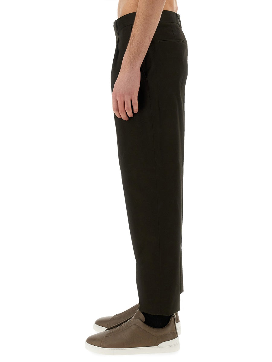 ZEGNA Pleated Pants for Modern Men - Size 48