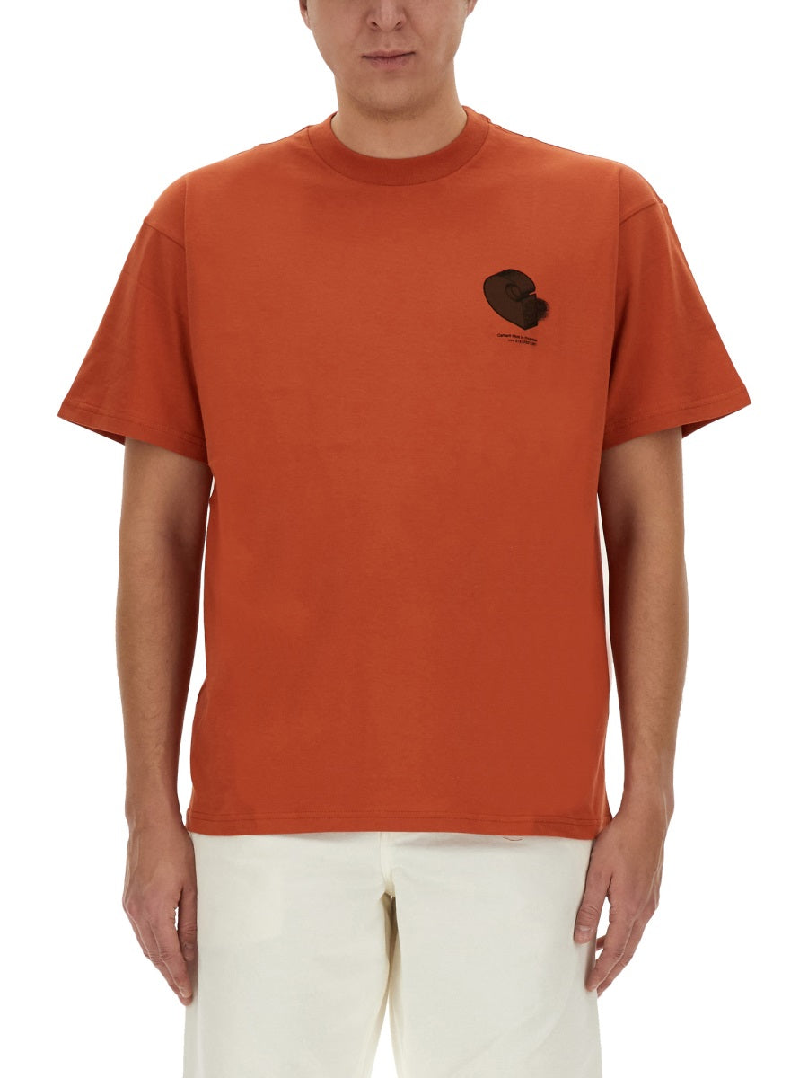 CARHARTT WIP Organic Cotton T-Shirt for Men - Size L