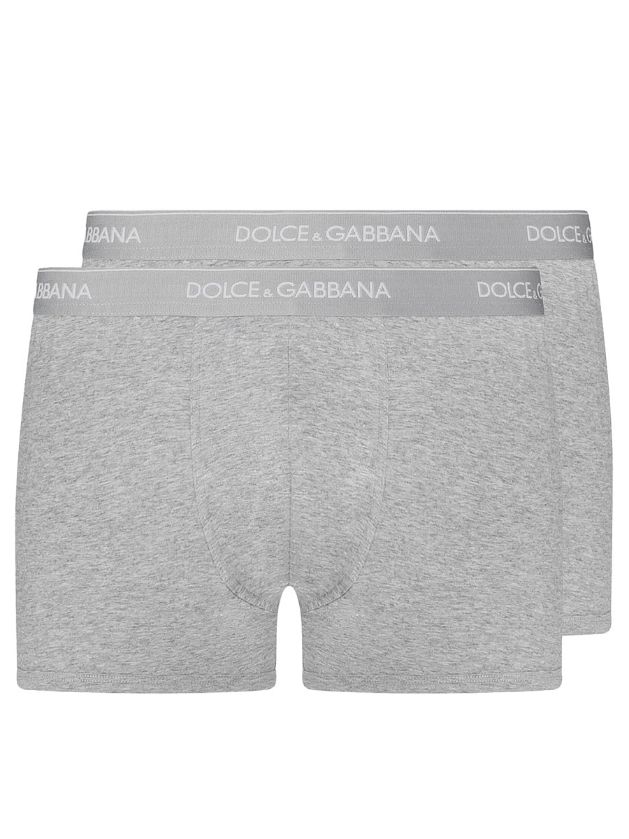 DOLCE & GABBANA Bi-Pack Regular Boxer Briefs - Contemporary Comfort