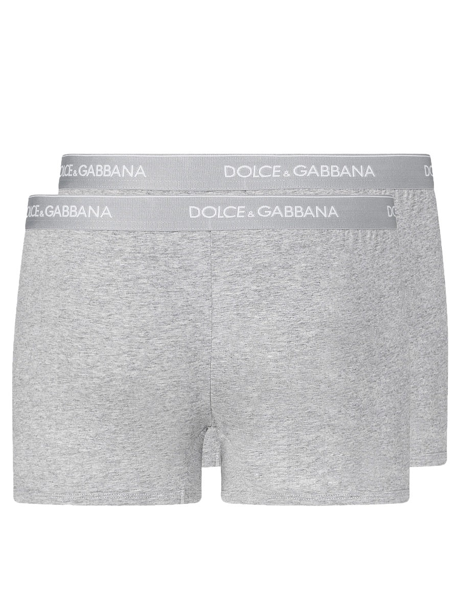 DOLCE & GABBANA Bi-Pack Regular Boxer Briefs - Contemporary Comfort