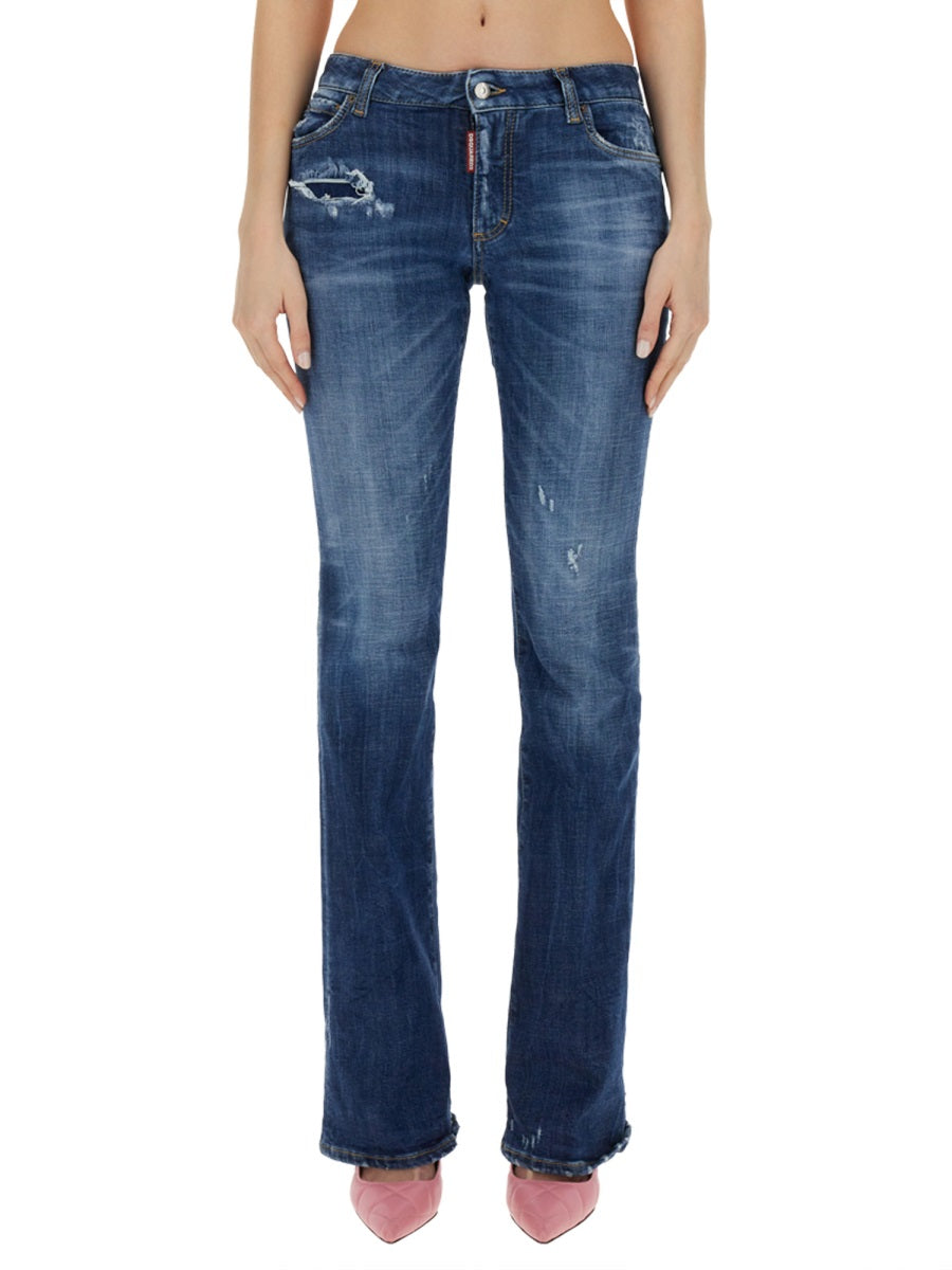 DSQUARED Women’s Flare Jeans - Size 40 IT