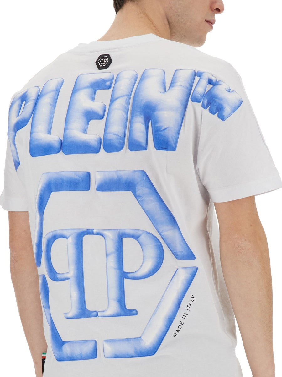 PHILIPP PLEIN Logo T-Shirt for Men - Size L