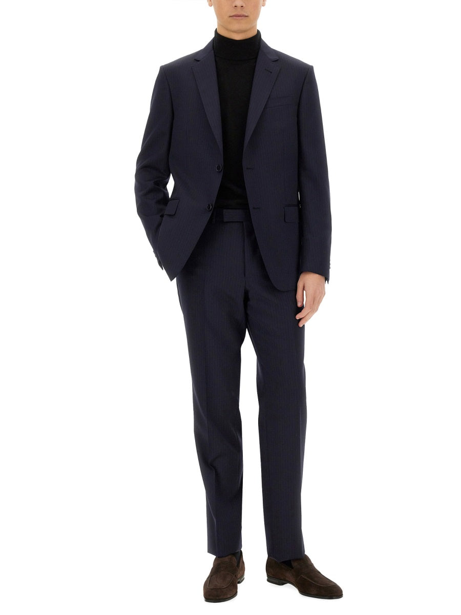 ZEGNA Sophisticated Single-Breasted Suit - Size 48