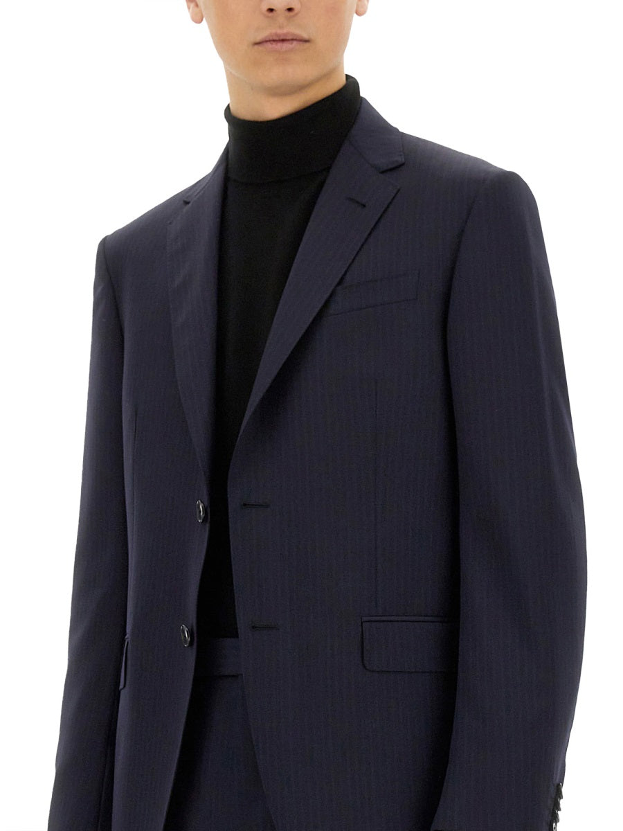 ZEGNA Sophisticated Single-Breasted Suit - Size 48