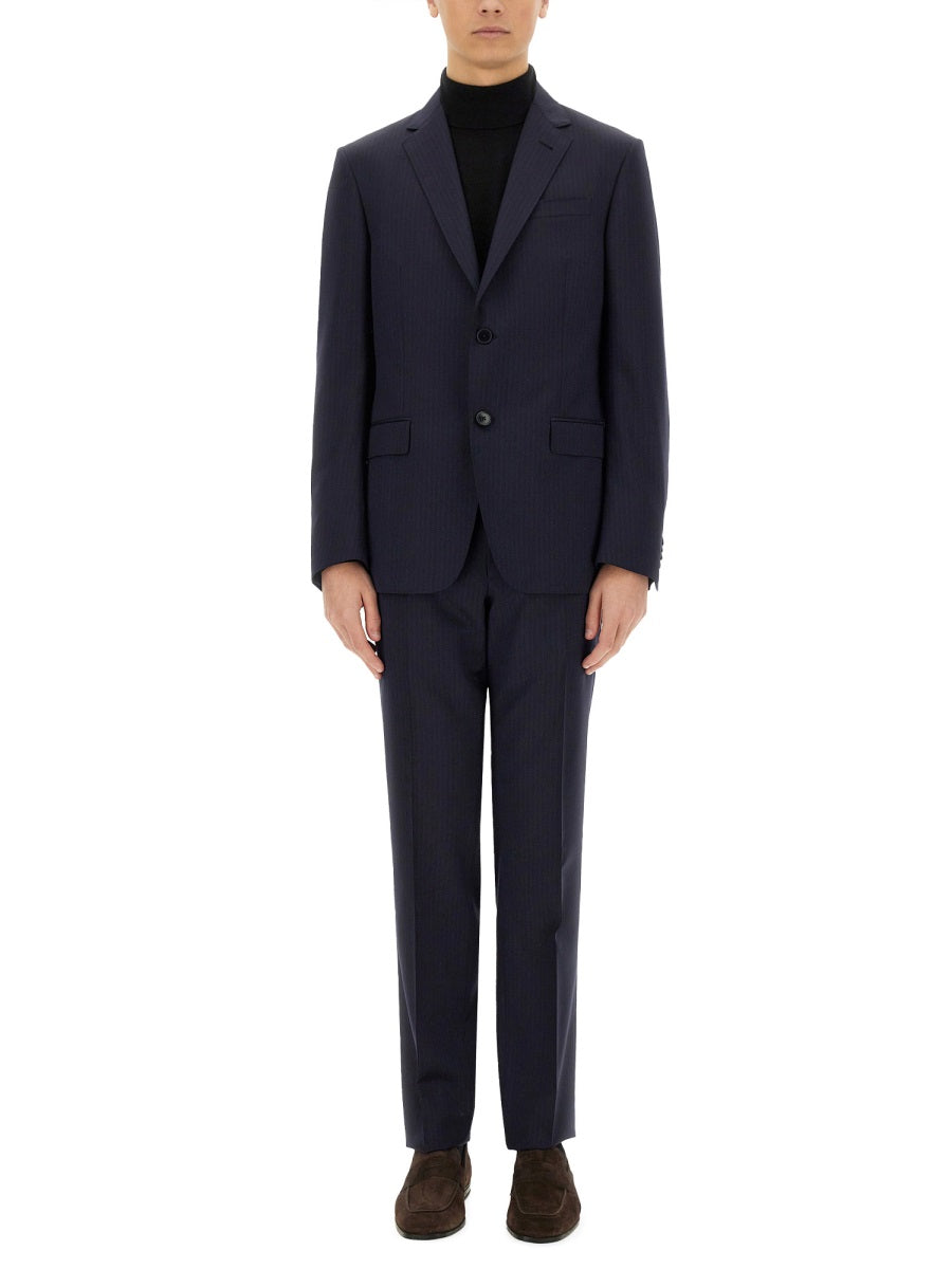 ZEGNA Sophisticated Single-Breasted Suit - Size 48