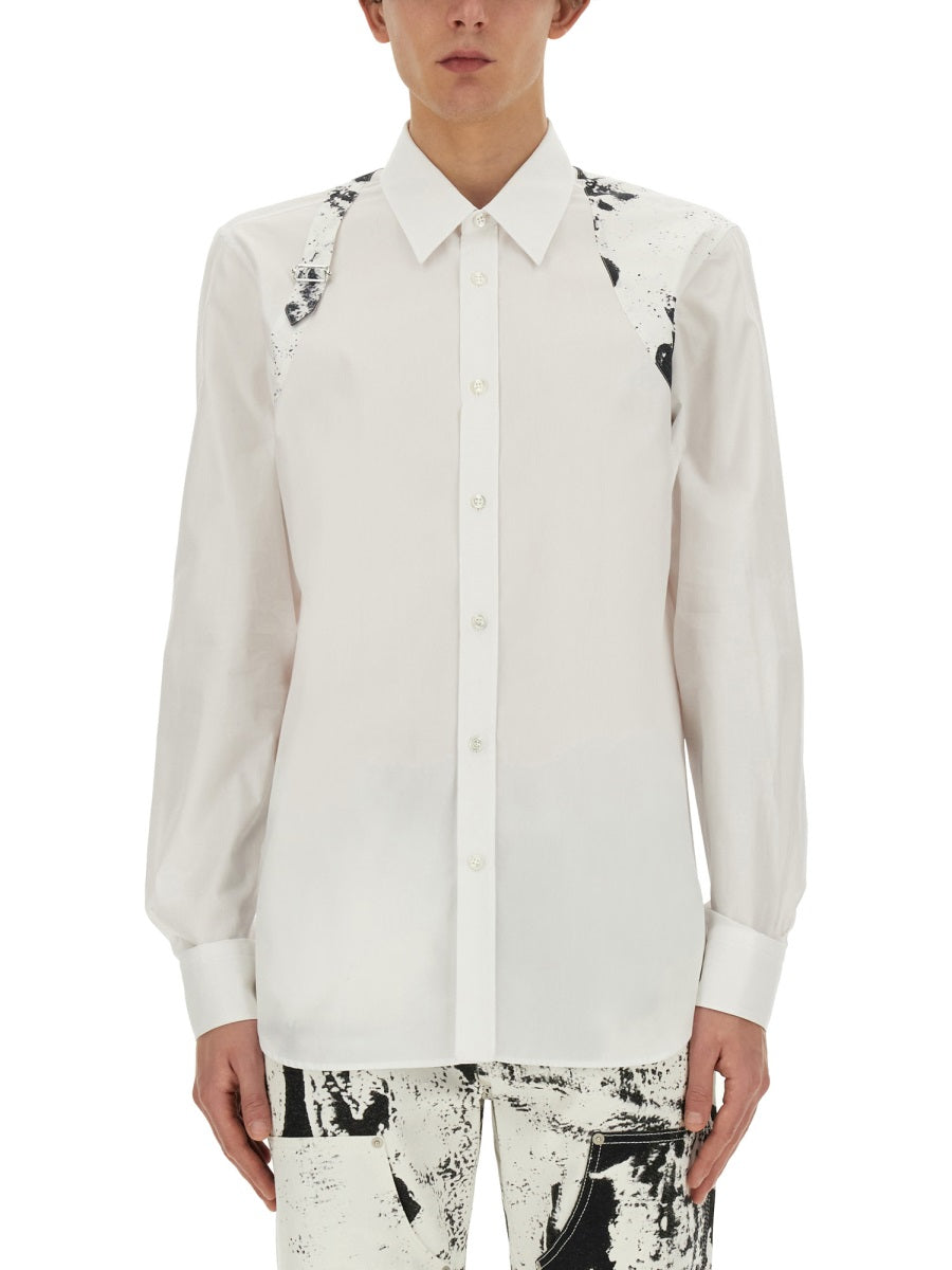 ALEXANDER McQUEEN Fold Harness Shirt - Regular Fit, Size 15 1/2