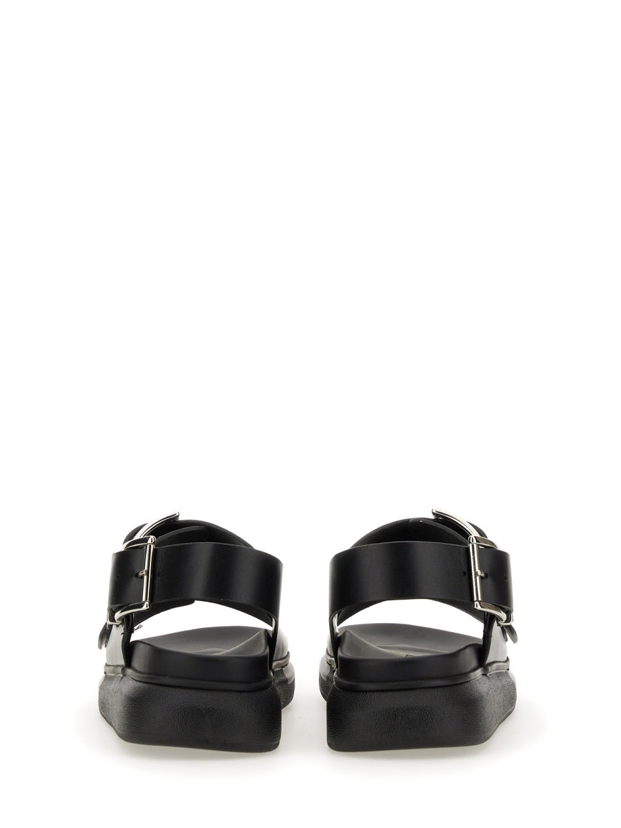 ALEXANDER McQUEEN Leather Sandals for Men - SS24 Collection