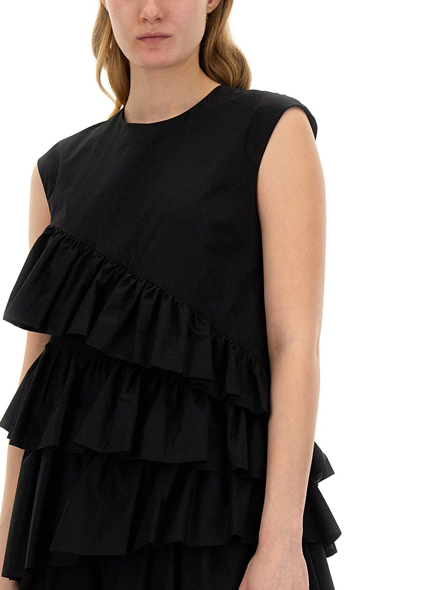 MSGM Ruffle Mini Dress for Women - Size 40