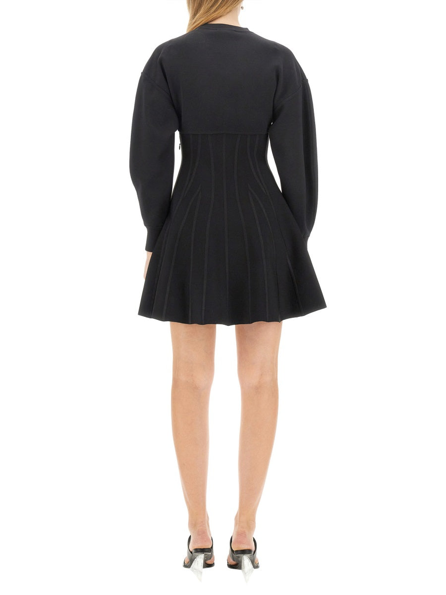 ALEXANDER McQUEEN Slim Fit Mini Dress - Size S
