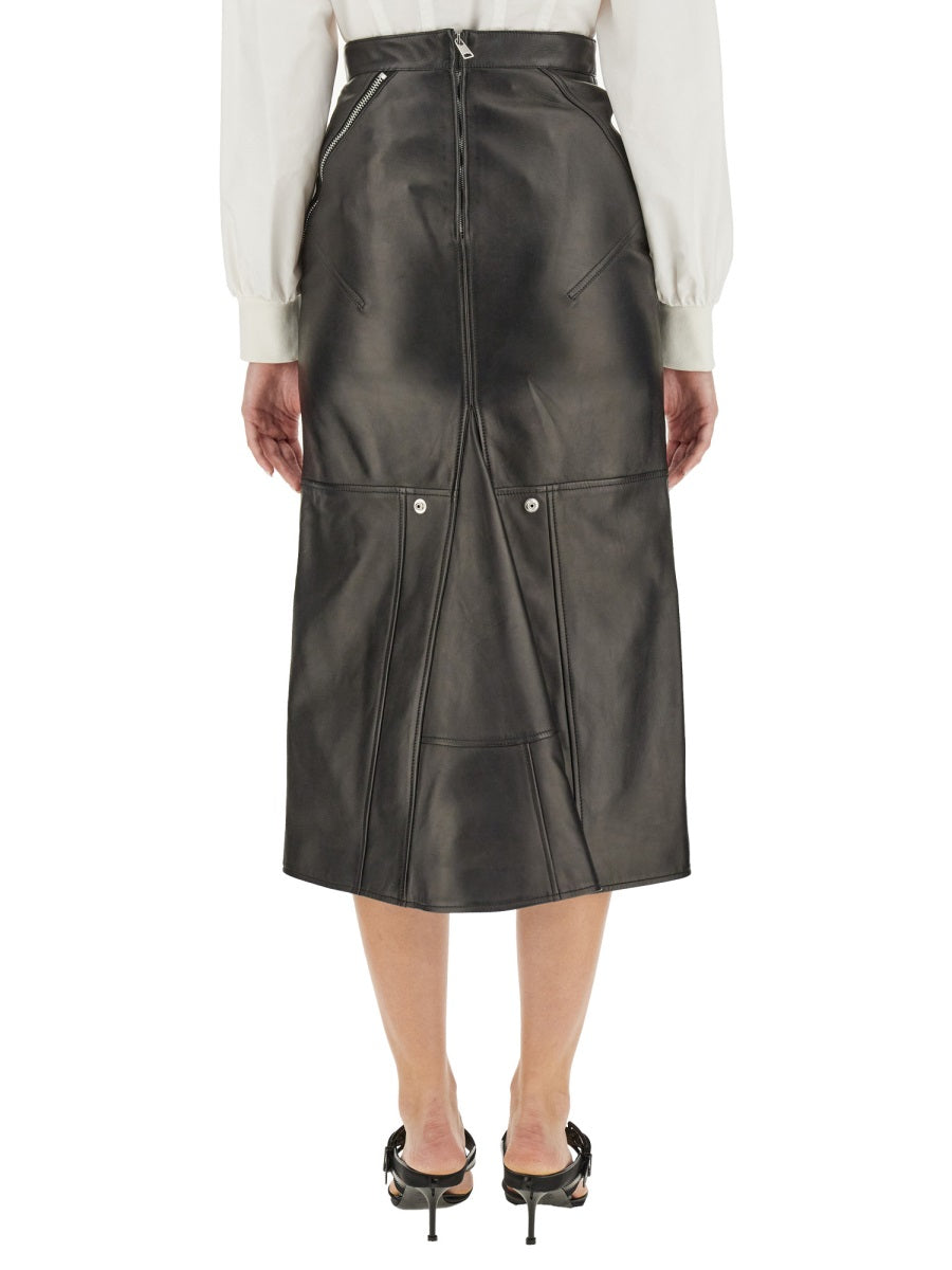 ALEXANDER McQUEEN MIDI SKIRT - REGULAR FIT