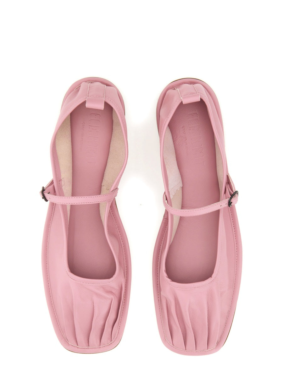 HEREU Elegant Leather Flats for Women - SS24 Collection