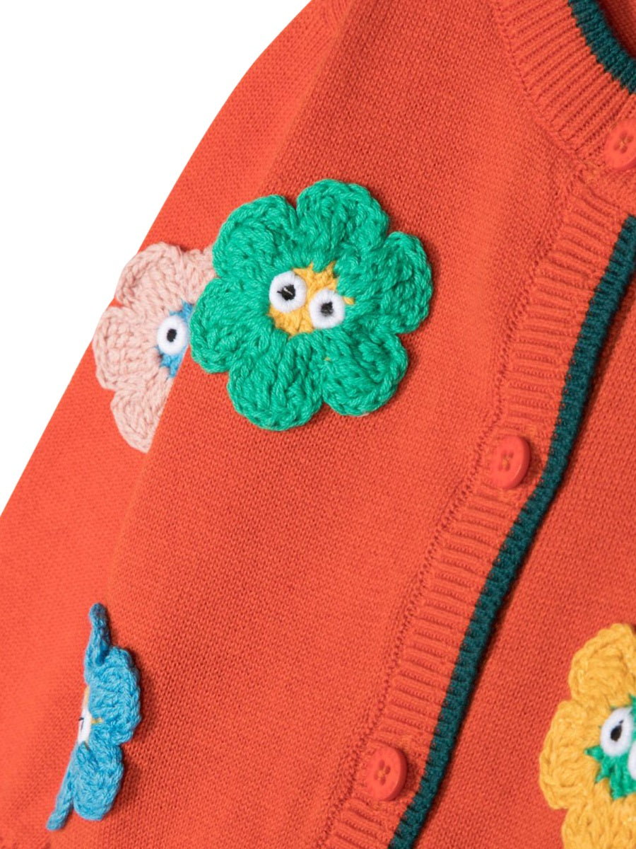 STELLA McCARTNEY Mini Floral Cardigan for Girls