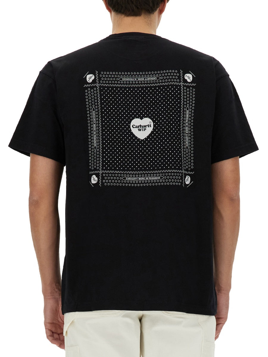 CARHARTT WIP Regular Fit Logo T-Shirt - Size L