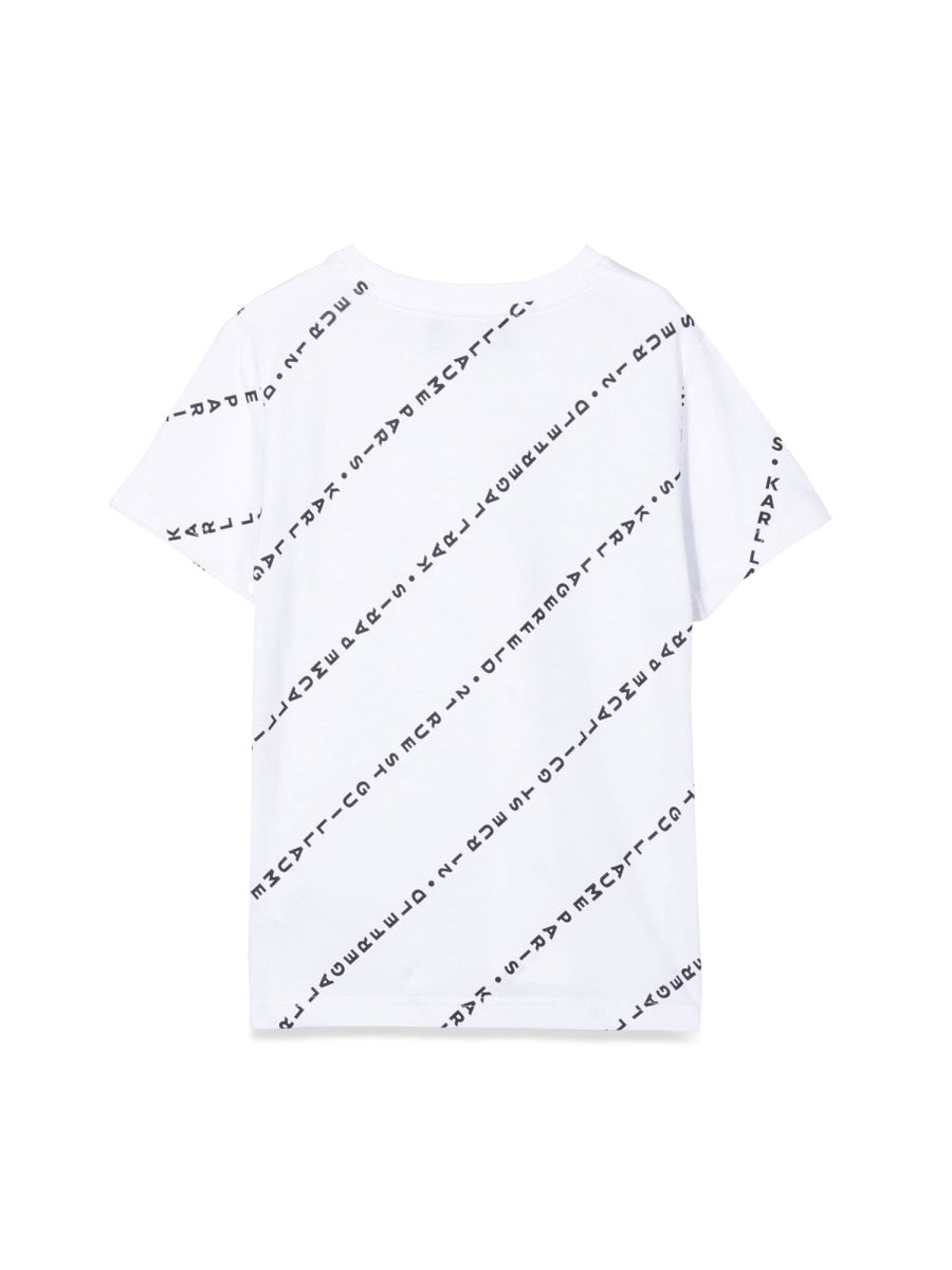 KARL LAGERFELD Classic Cotton Tee for Boys - FW22