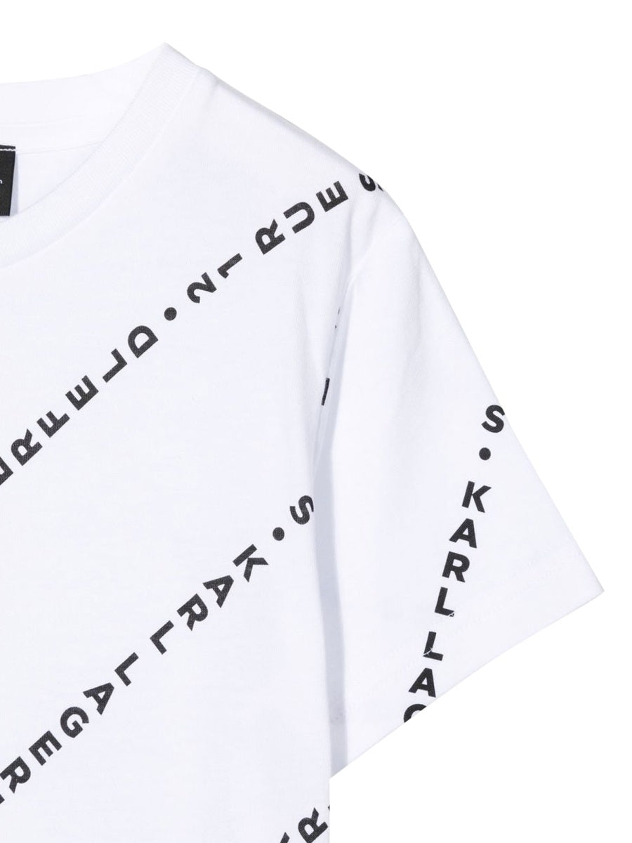 KARL LAGERFELD Classic Cotton Tee for Boys - FW22