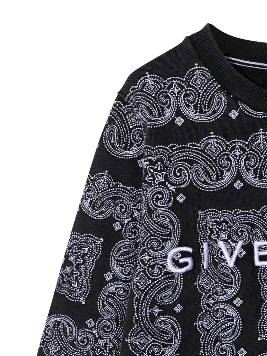 GIVENCHY Patterned Print Crewneck Sweatshirt for Boys