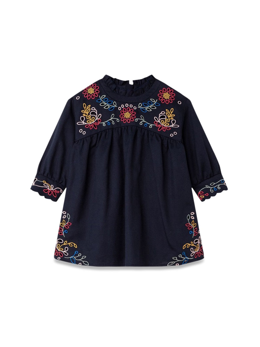 CHLOÉ Mini Embroidered Dress for Girls