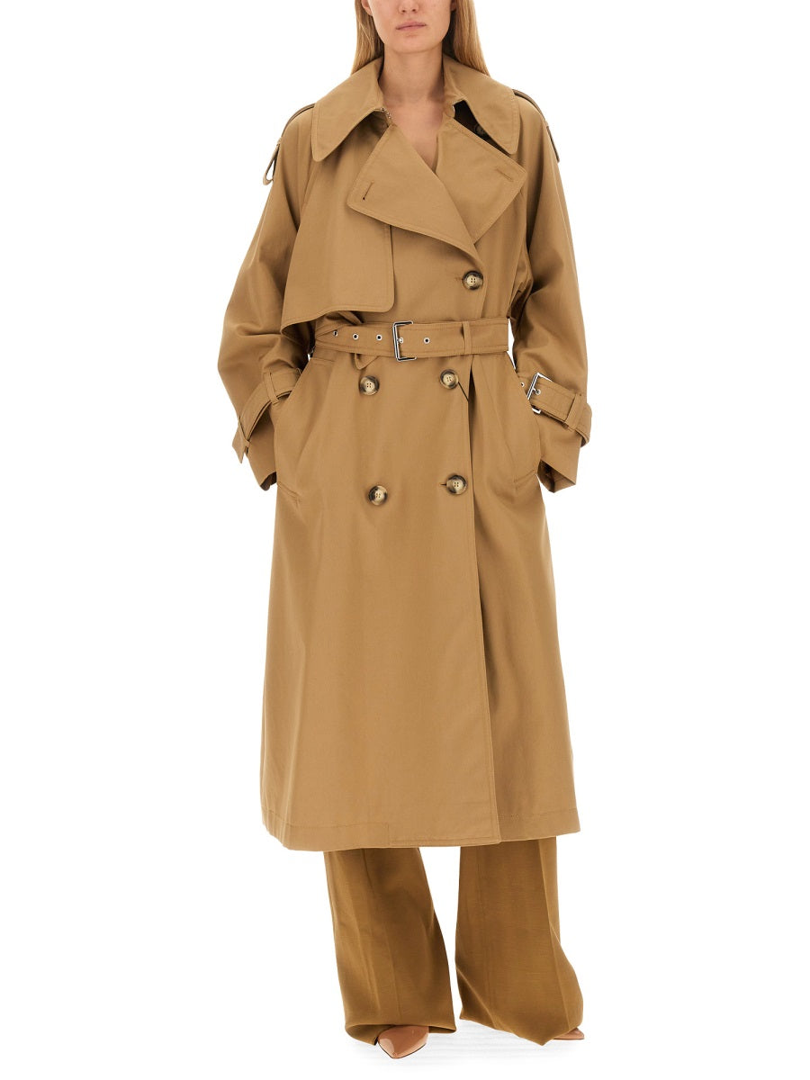 SPORTMAX Oversized Fit Trench Jacket Size S