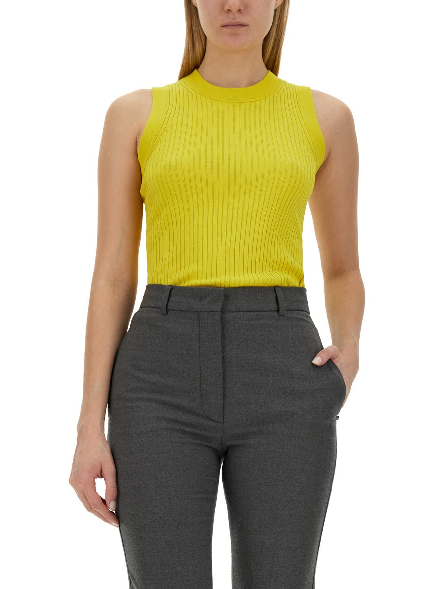 SPORTMAX Slim Fit Cotton Top - Size S