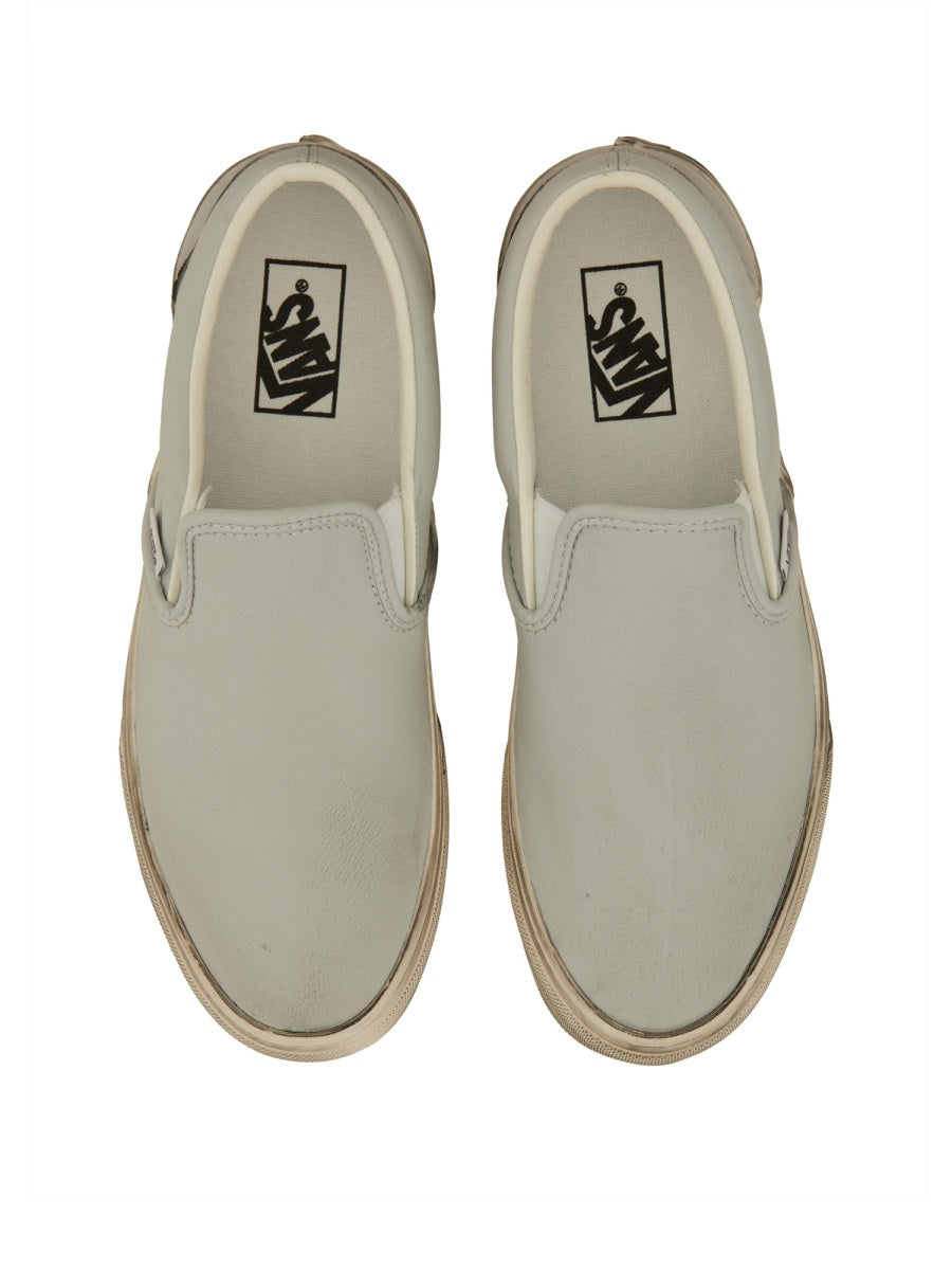 VANS Men's Slip-On Leather Sneakers