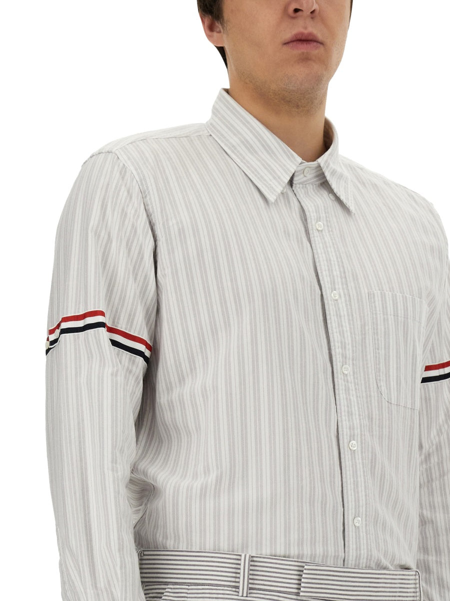 THOM BROWNE Straight Fit Shirt - Size 4 JP
