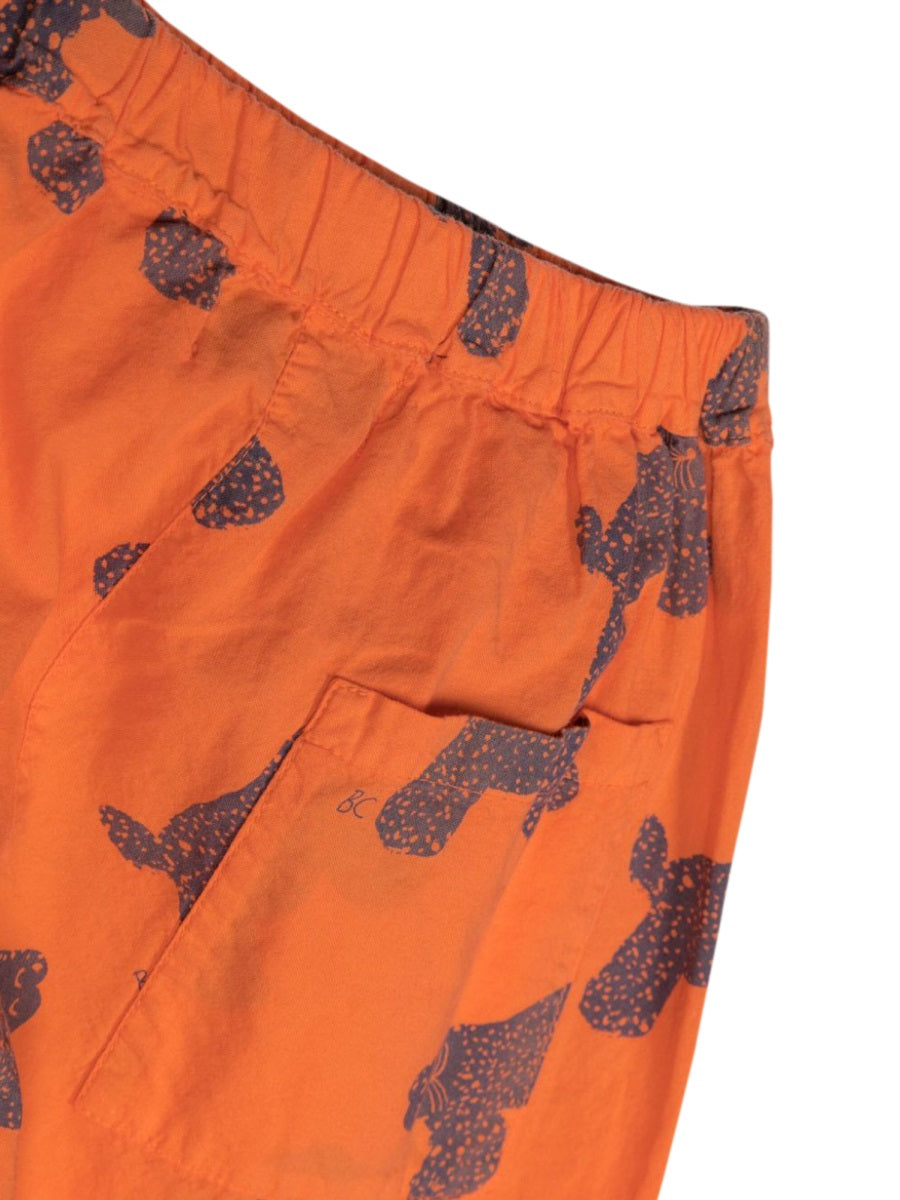 BOBO CHOSES Big Cat All Over Woven Pants for Kids