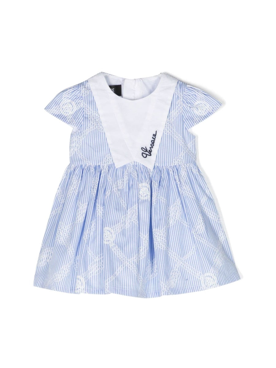 VERSACE Mini Cotton Dress for Baby Girls