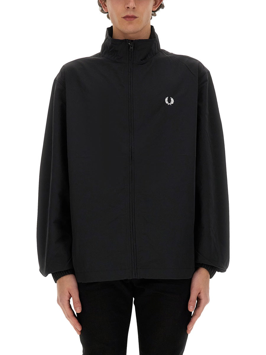 FRED PERRY Regular Fit Jacket with Logo - Size L