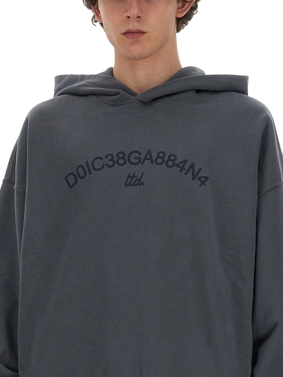 DOLCE & GABBANA Logo Sweatshirt for Men - Size L