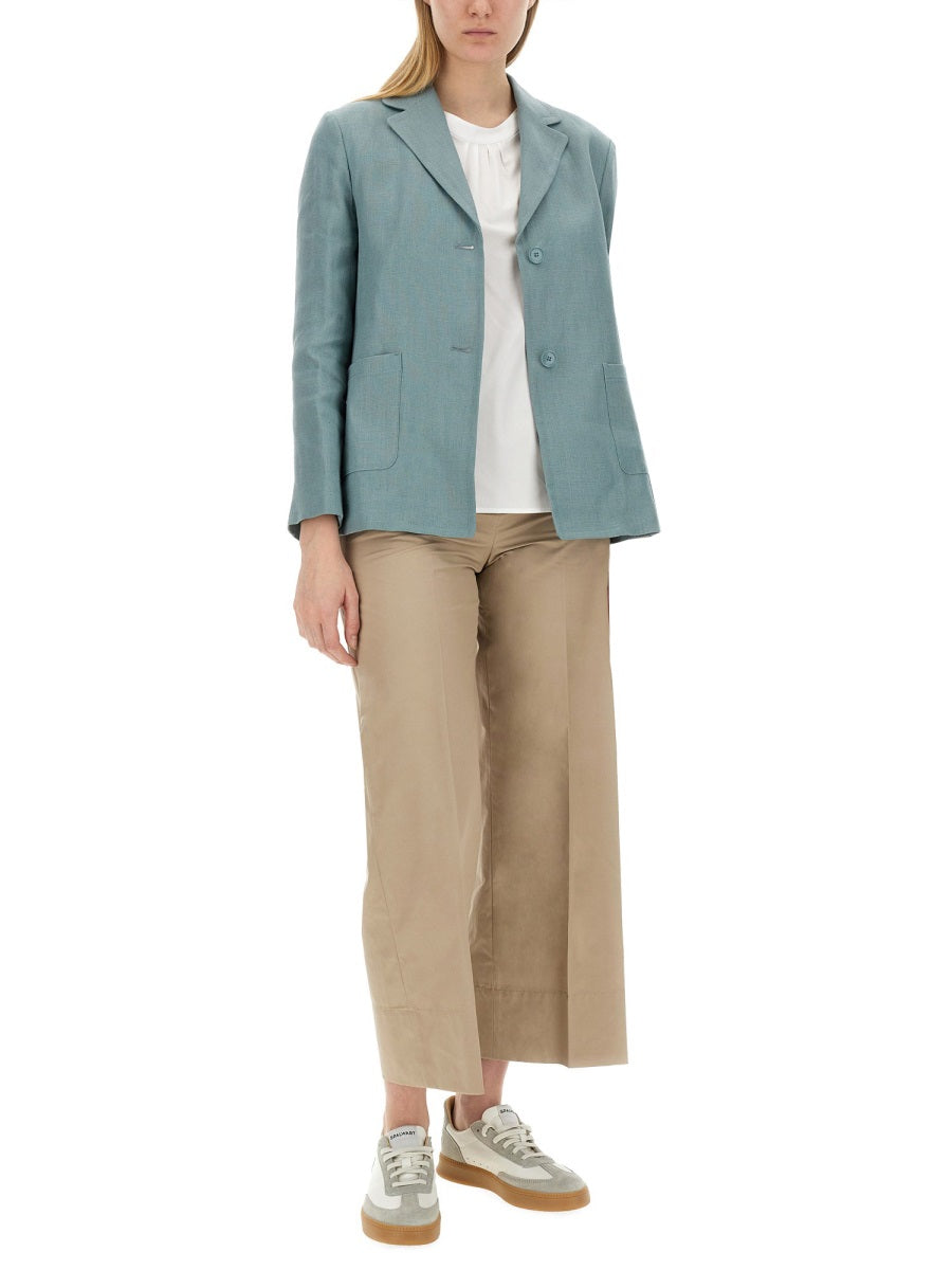 S MAX MARA Linen Jacket Size 42 for Women