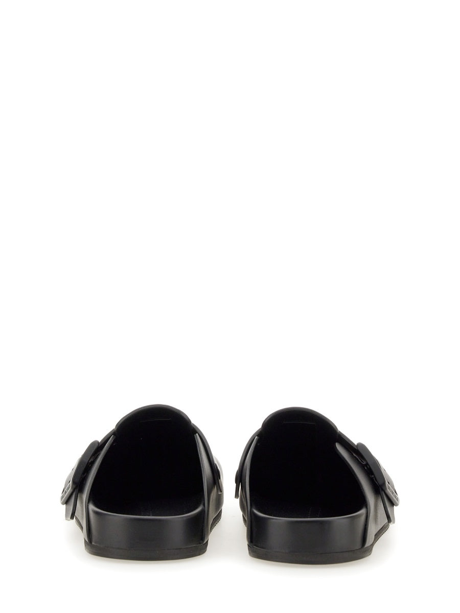 BALENCIAGA Leather Slip-On Sandals for Women