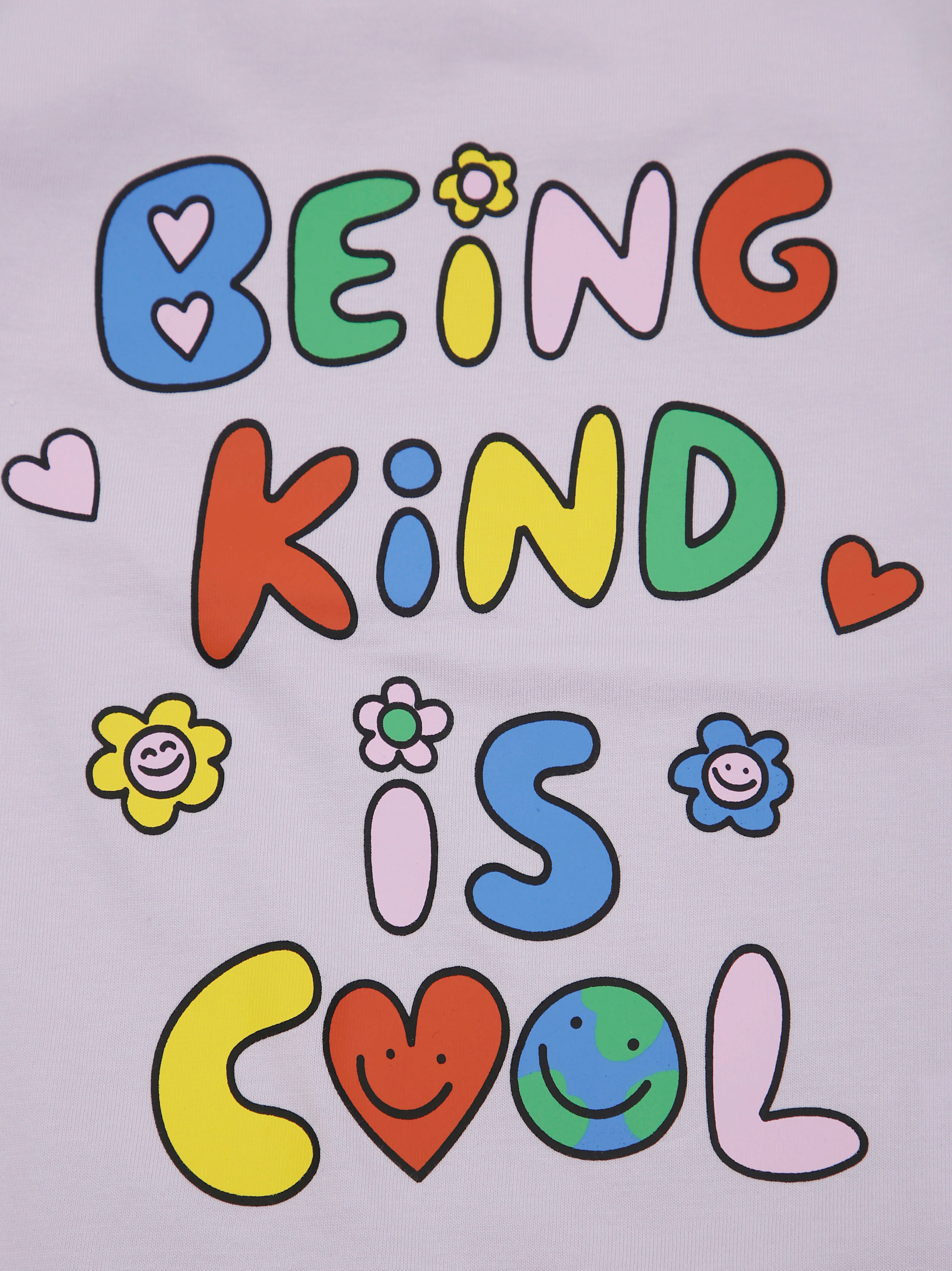 STELLA MC CARTNEY JUNIOR Be Kind Long Sleeve T-Shirt for Kids
