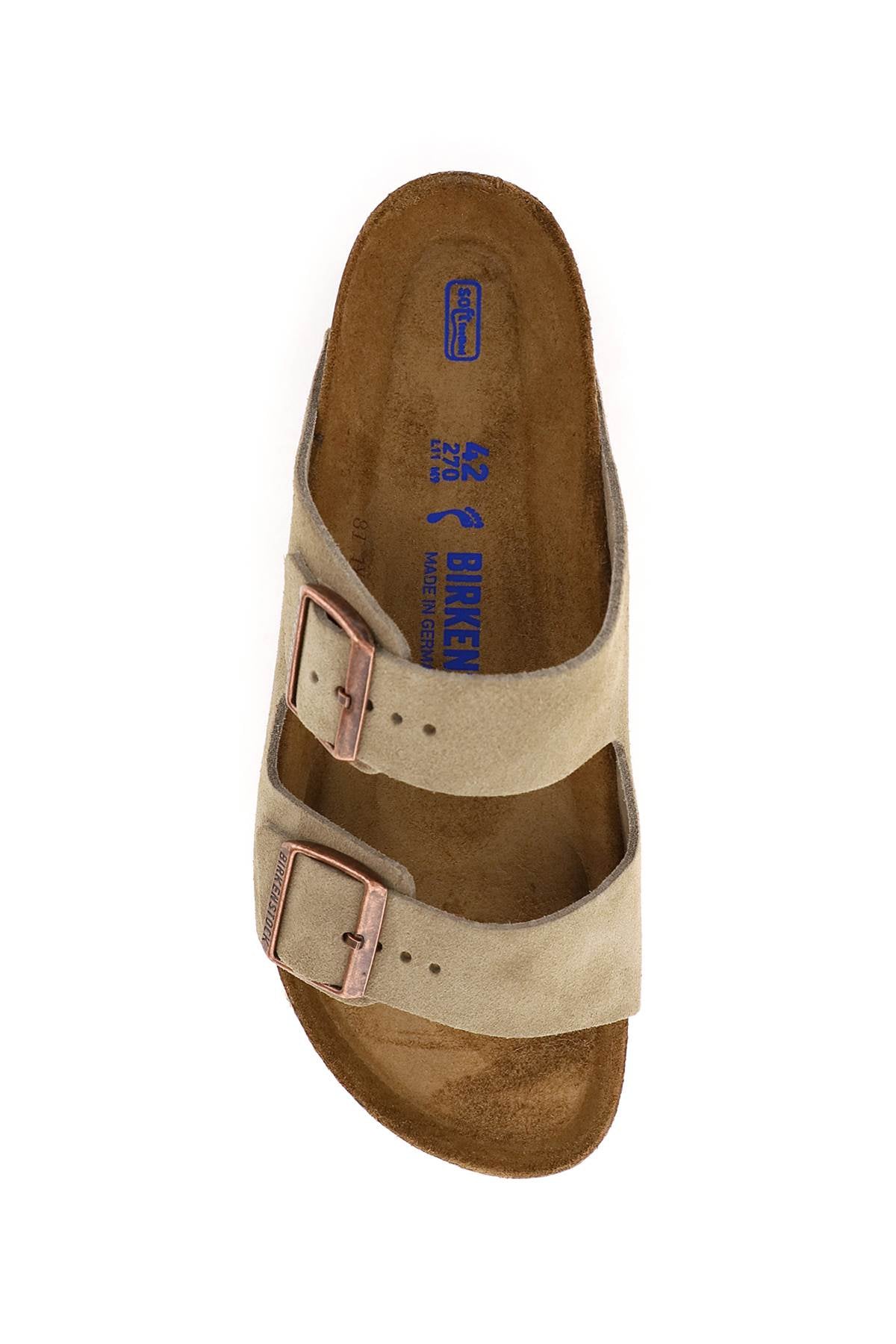 BIRKENSTOCK Suede Leather Arizona Slip-On Sandals