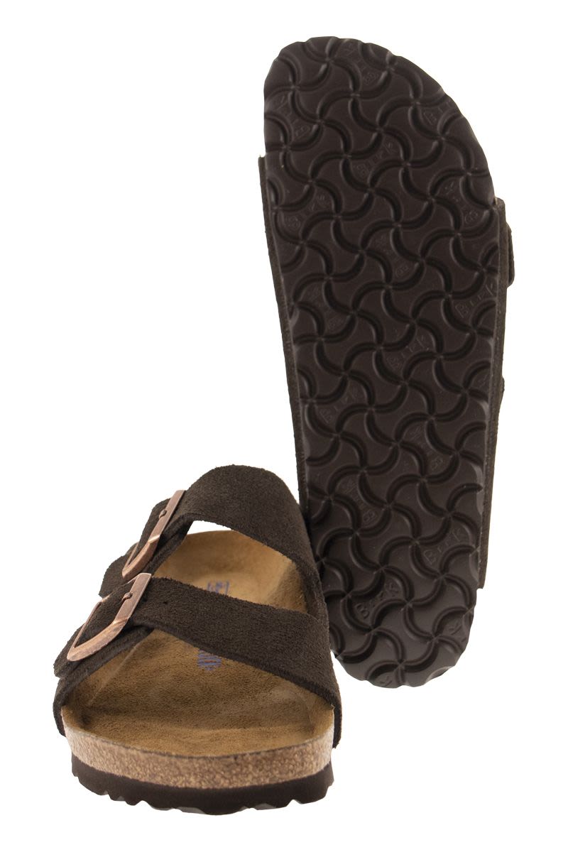 BIRKENSTOCK Men's Arizona Premium Suede Flat Sandal