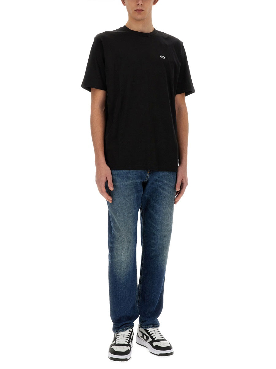 DIESEL Regular Fit Short Sleeve T-Shirt - Size L