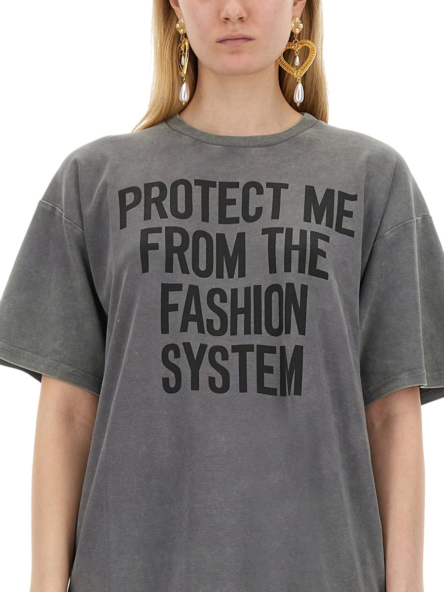 MOSCHINO Oversize Logo T-Shirt - Size S