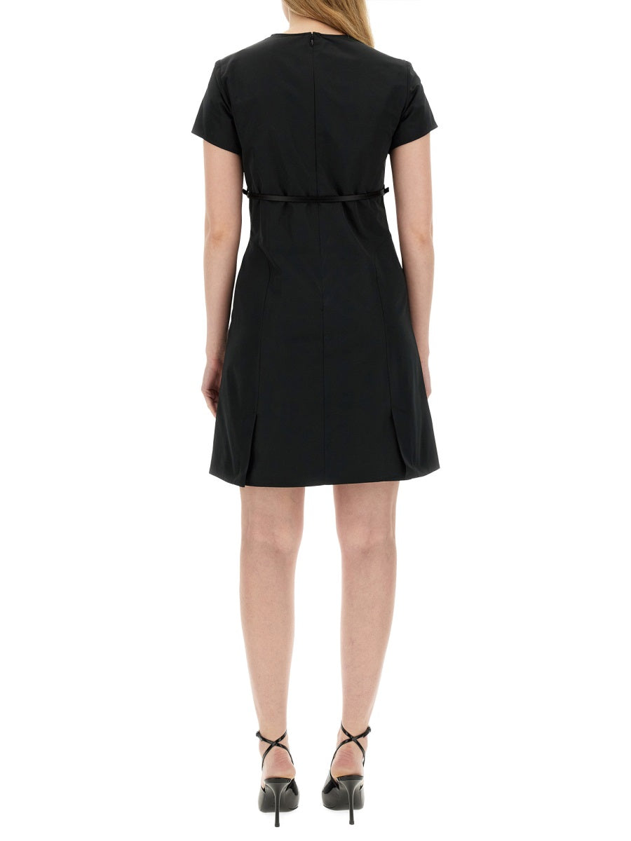 GIVENCHY Regular Fit Taffeta Dress - Mini Length