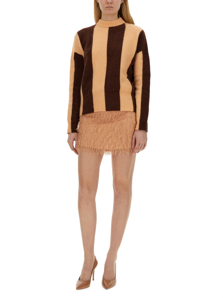 ALYSI Maxi Row Knit Sweater - Regular Fit